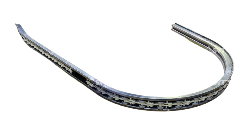 Направляющая поручня огибающего участка балюстрады эскалатора Otis ХО508. H=930мм. (2 горизонт. cтупени)