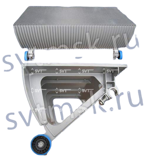 Ступень эскалатора Otis 506NCE/XO508 1000мм, алюминий, серая, ролики 76мм.