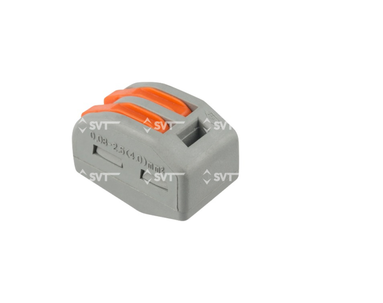 Двухпроводная клемма 0,08-2,5(4 ) мм²