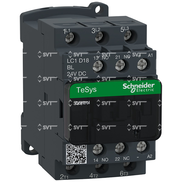 Контактор Schneider LC1D18BL 24VDC 2,4W