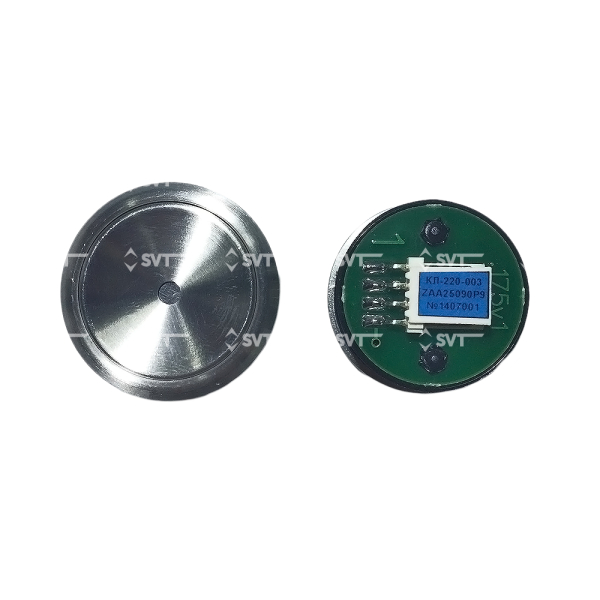 Кнопка приказа лифта Otis. Круглая. КЛ-220-003. Антивандальная. Красная подсветка глазка.