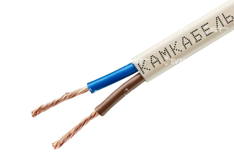 Провод ШВВП Камкабель 2x0.75 мм 10 м ГОСТ